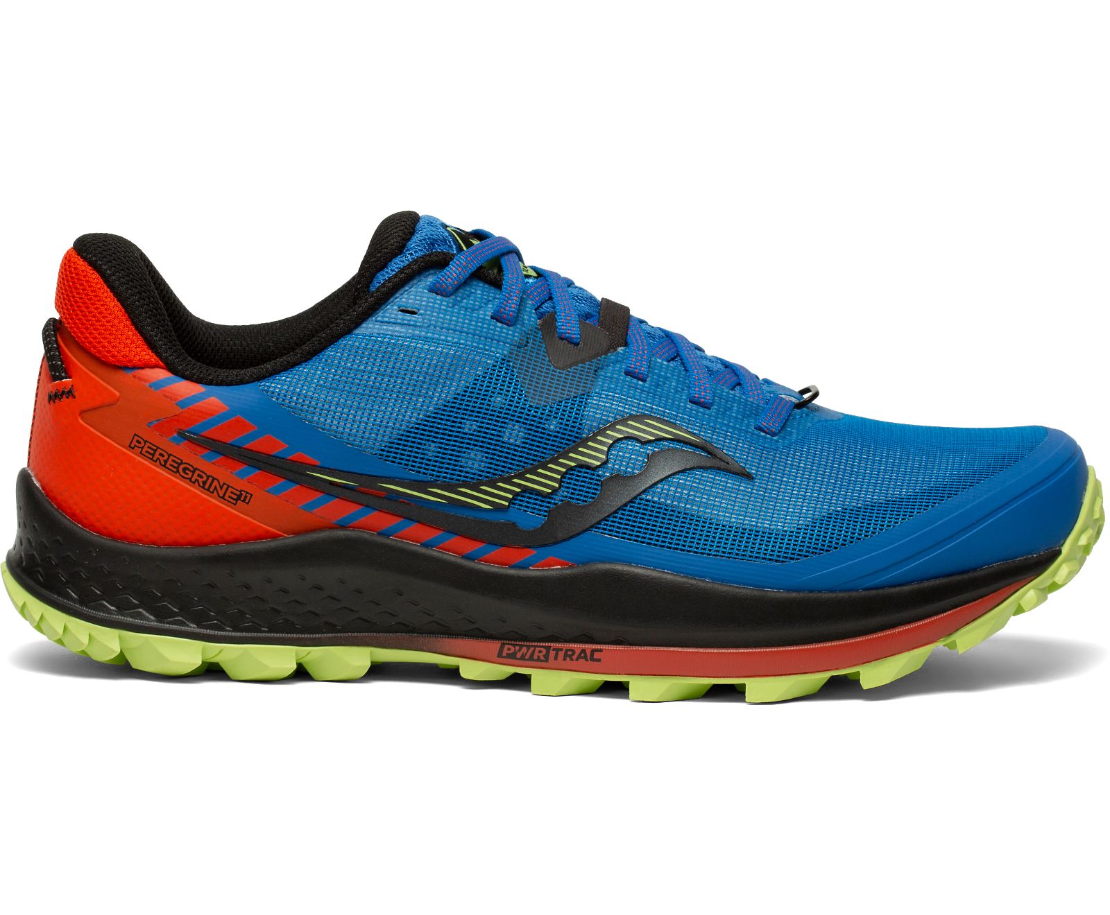 Férfi Saucony Peregrine 11 Trail Futócipő Királykék Kék Fekete | HU 705DFM